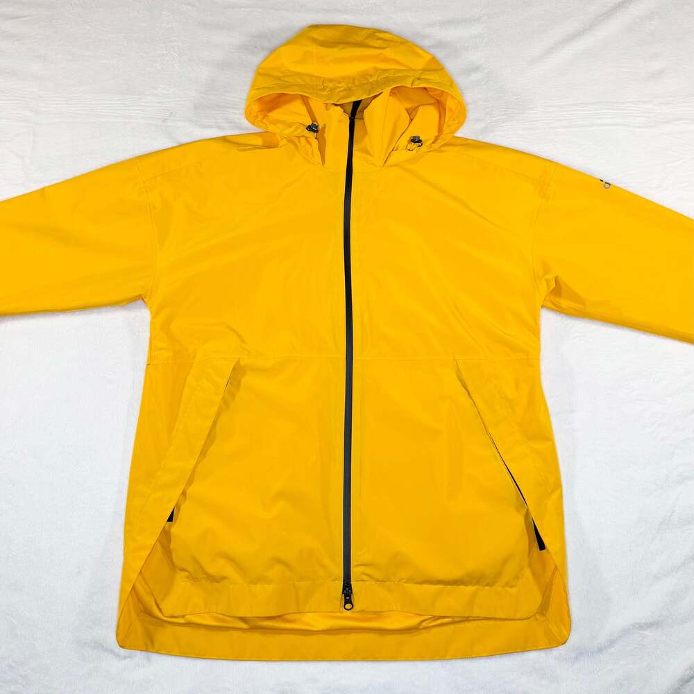 adidas Performance Urban CP Women's Full Zip Rain Jacket, Active Gold/Black, L